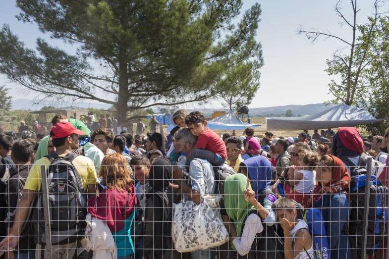 Pakolaisia Kreikan ja Makedonian rajalla I. Prickett UNHCR
